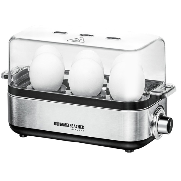კვერცხის სახარში Rommelsbacher ER 600, 400W, Egg Boiler, Stainless Steel