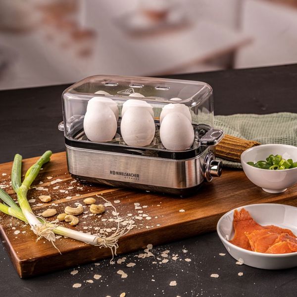 კვერცხის სახარში Rommelsbacher ER 600, 400W, Egg Boiler, Stainless Steel