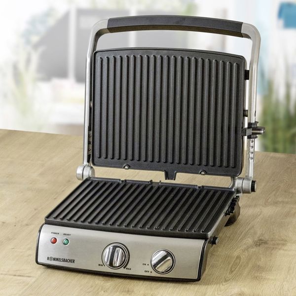 Grill Rommelsbacher KG 2020, 2000W, Stainless Steel