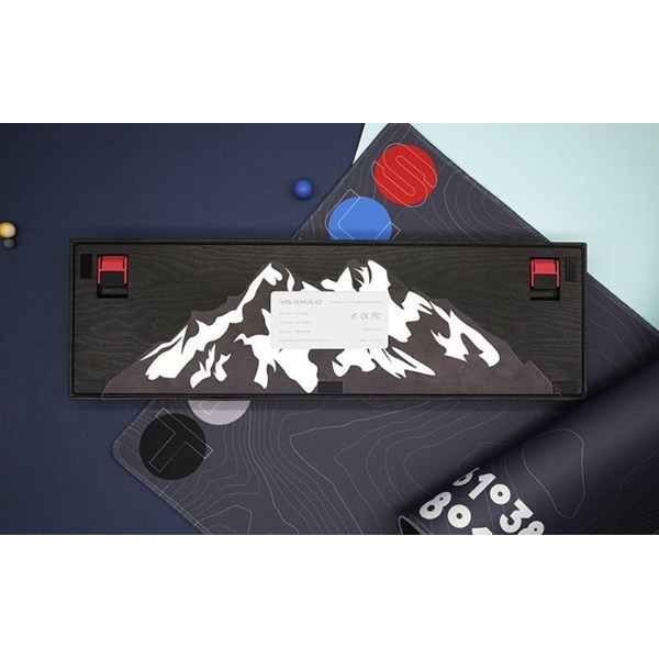 კლავიატურა Varmilo VA108MA022A2A2A06A007 VA108M Summit R2, Cherry MX Brown, Wired, USB, Mechanical Gaming Keyboard, Blue