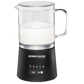 რძის ამომყვანი Rommelsbacher MS 625, 600W, 0.25L, Milk Frother, Stainless Steel/Black