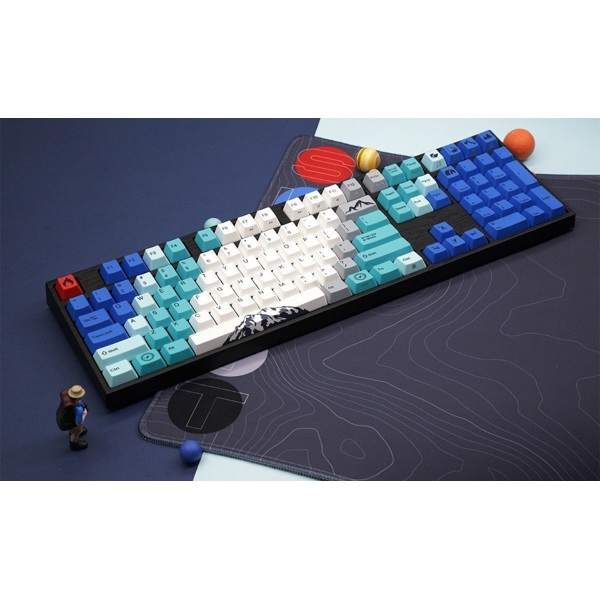 კლავიატურა Varmilo VA108MA022A1A2A06A007 VA108M Summit R2, Cherry MX Blue, Wired, USB, Mechanical Gaming Keyboard, Blue