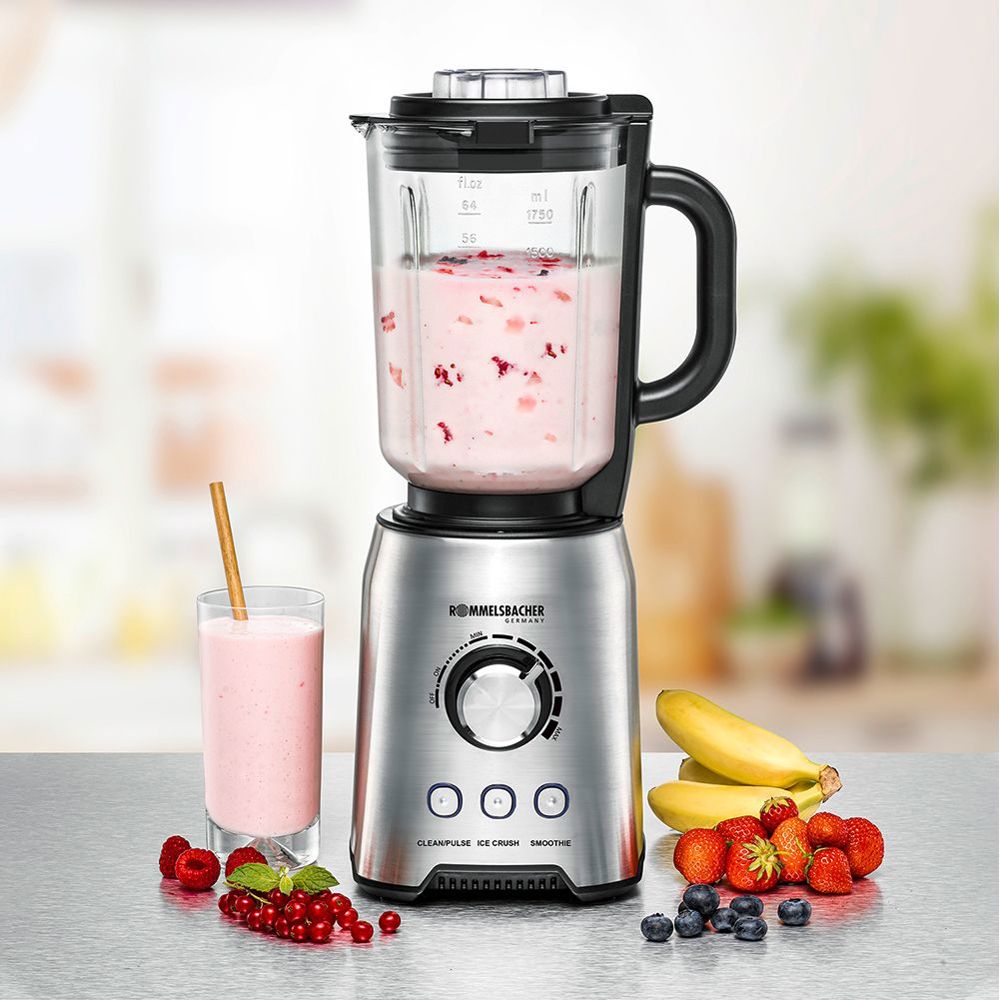 ბლენდერი Rommelsbacher MX 1250, 1200W, 1.75L, Blender, Stainless Steel