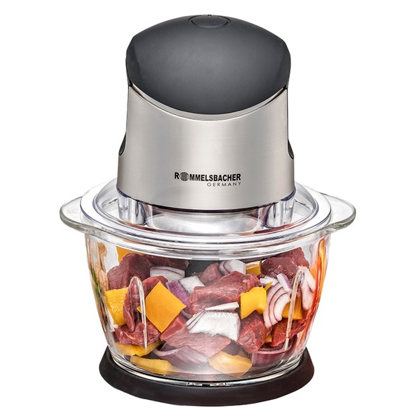 ჩოპერი Rommelsbacher MZ 400, 400W, 1L, Chopper, Black/Silver