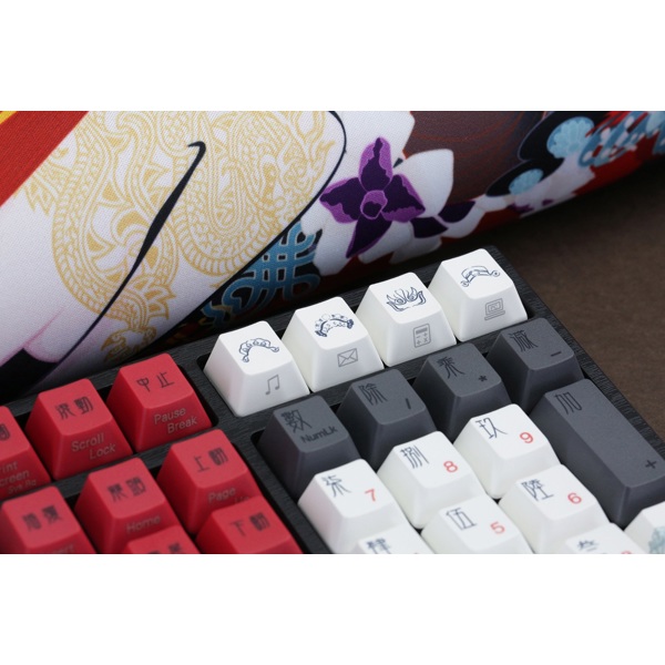 Mechanical Gaming Keyboard Varmilo A36A028A8A3A17A025 VEM108 Beijing Opera, EC V2 Daisy, Wired, USB, Black
