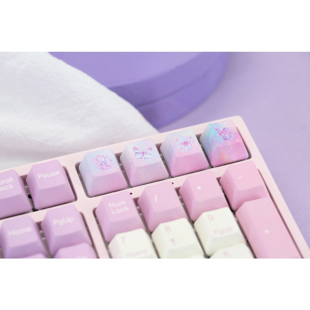 Mechanical Gaming Keyboard Varmilo A31A030D4A0A17A028 VED108 Dreams On Board, Cherry Mx Red, Wired, USB, Pink