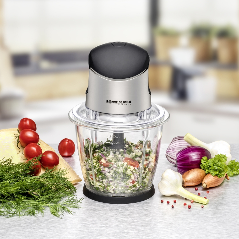 Chopper Rommelsbacher MZ 500, 500W, 1.5L, Black/Silver