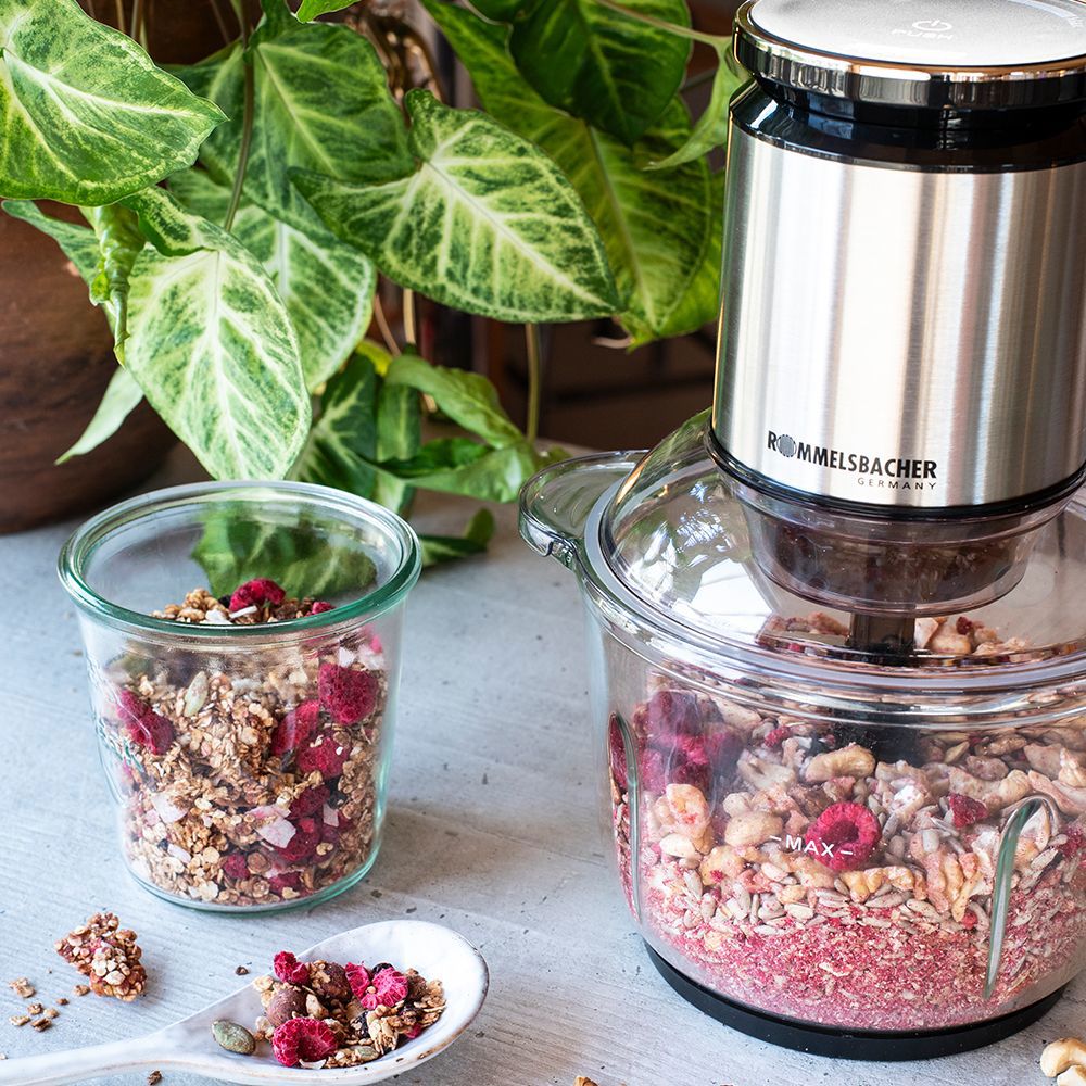 Chopper Rommelsbacher MZ 600, 600W, 2L, Black/Silver