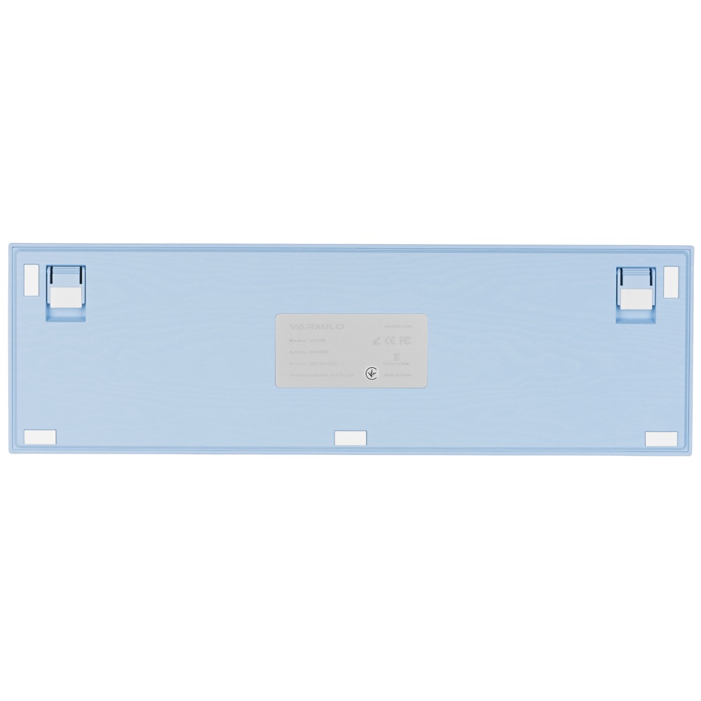 კლავიატურა Varmilo VA108MR2W/WBPE7HR VA108M Sea Melody, Cherry MX Red, Wired, USB, Mechanical Gaming Keyboard, Blue