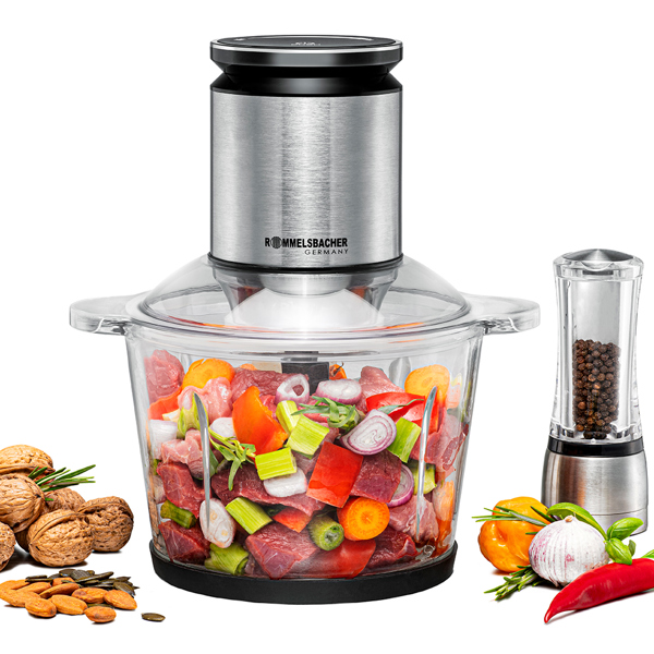 Chopper Rommelsbacher MZ 800, 800W, 2.7L, BlackSilver