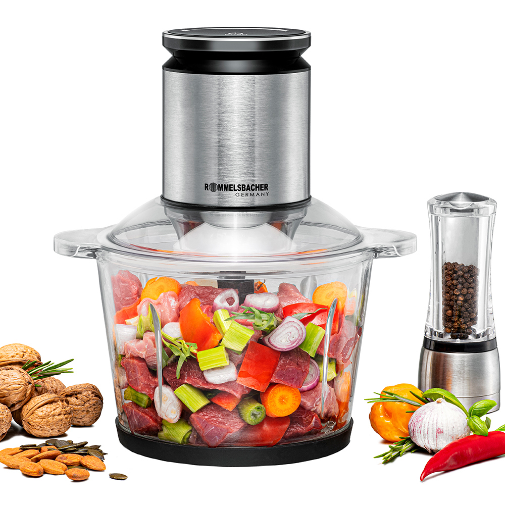 Chopper Rommelsbacher MZ 800, 800W, 2.7L, BlackSilver