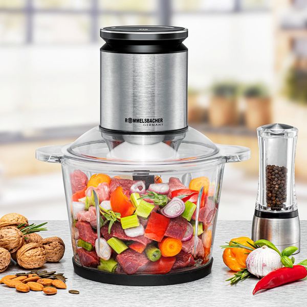 Chopper Rommelsbacher MZ 800, 800W, 2.7L, BlackSilver