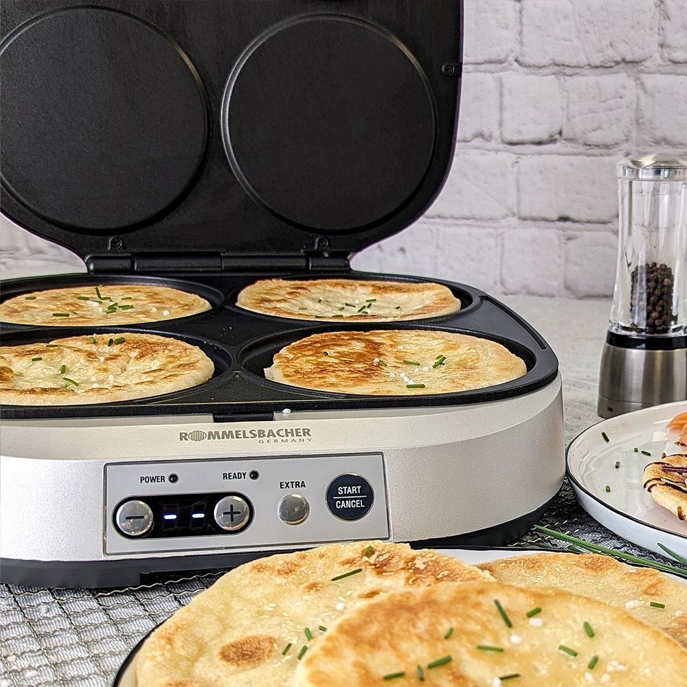 Pancake Maker Rommelsbacher PC 1800, 1800W, Silver