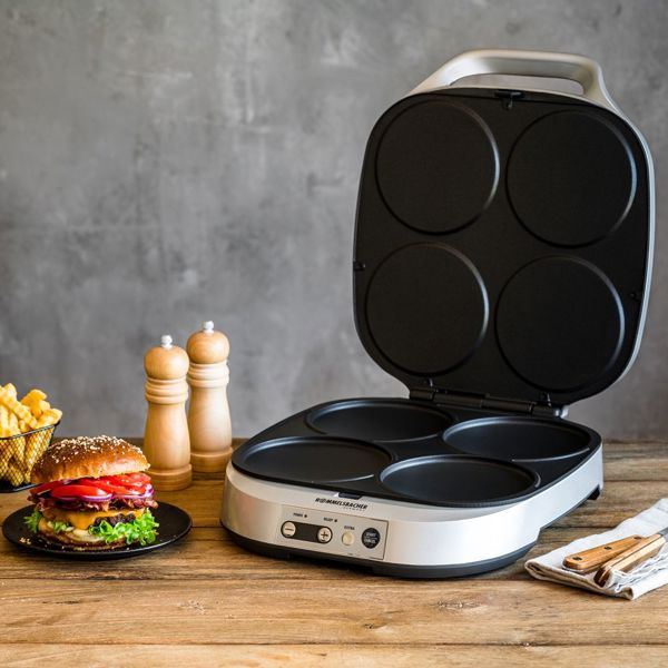 Pancake Maker Rommelsbacher PC 1800, 1800W, Silver