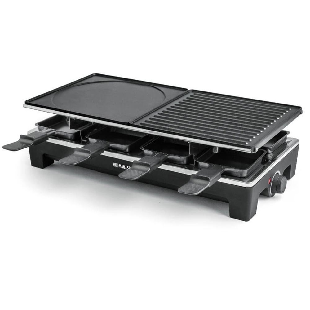 Grill Rommelsbacher RCS 1350 Raclette, 1350W, Black/Silver