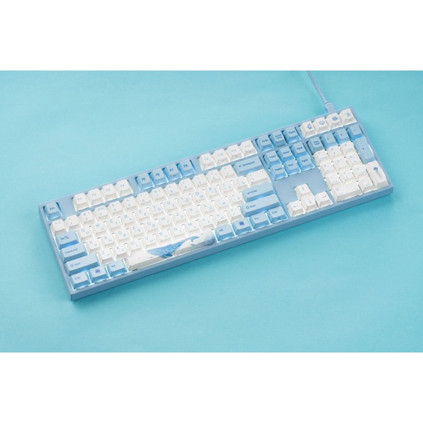 კლავიატურა Varmilo VA108MN2W/WBPE7HR Varmilo VA108M, Sea Melody, Cherry MX Brown, Wired, USB, Mechanical Gaming Keyboard, Blue