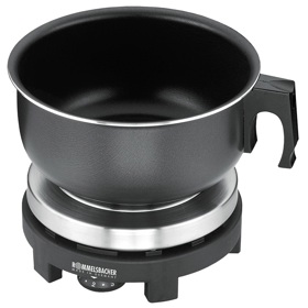 სამოგზაურო ქურა Rommelsbacher RK 501/S, 500W, Travel Hot Plate, Black
