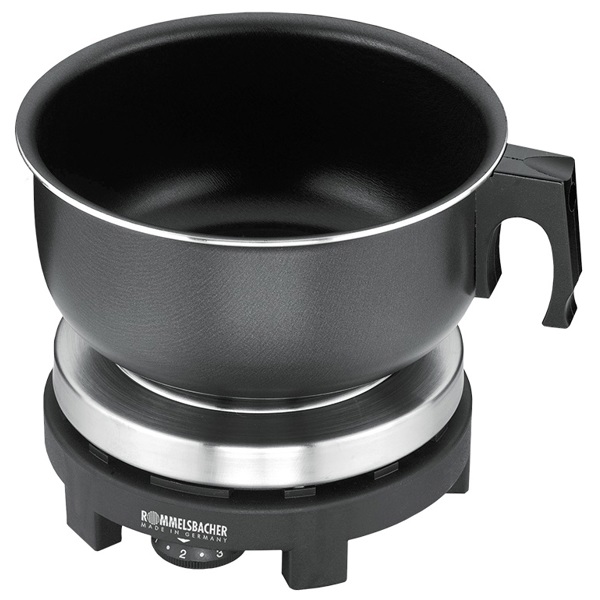 სამოგზაურო ქურა Rommelsbacher RK 501/S, 500W, Travel Hot Plate, Black