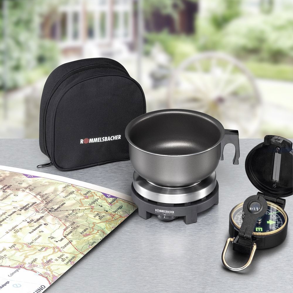 Travel Hot Plate Rommelsbacher RK 501/S, 500W, Black