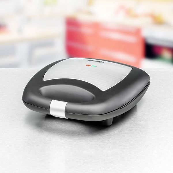 Sandwich Maker Rommelsbacher ST 1410 fun for 4, 1400W, Black/Silver
