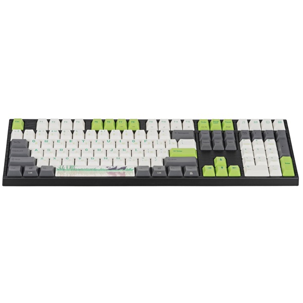 კლავიატურა Varmilo A36A029B1A3A17A026 VEM108 Panda, R2 EC V2 Ivy, Wired, USB, Mechanical Gaming Keyboard, Black