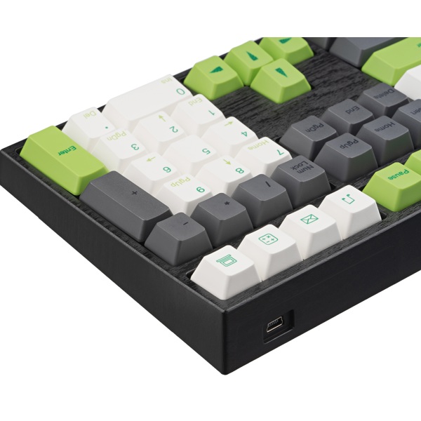 კლავიატურა Varmilo A36A029B1A3A17A026 VEM108 Panda, R2 EC V2 Ivy, Wired, USB, Mechanical Gaming Keyboard, Black