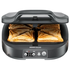 Sandwich Maker Rommelsbacher ST 1800, 1800W, Black