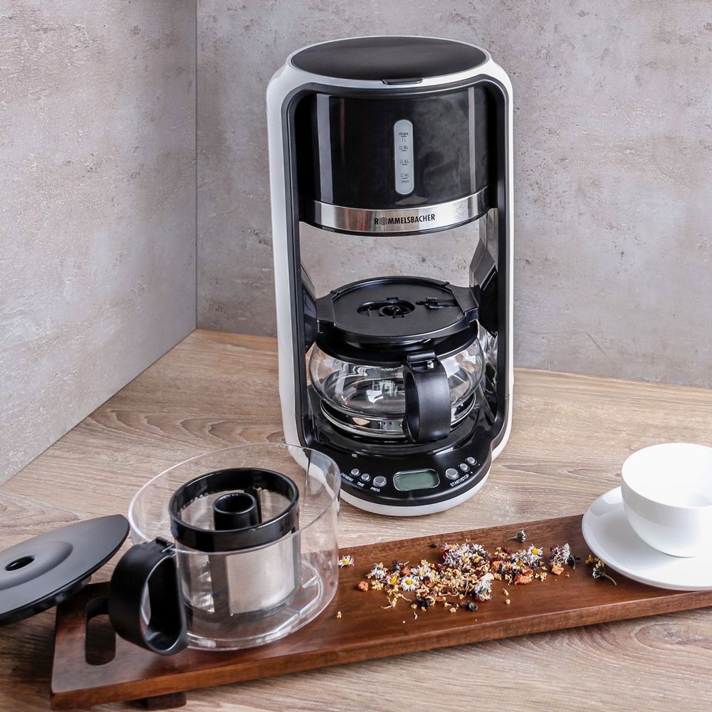 ჩაის აპარატი Rommelsbacher TA 1200 Fully Automatic, 1200W, 1L, Tea Maker, Black