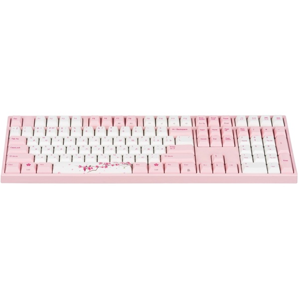 კლავიატურა Varmilo A36A042B1A3A17A036 VEM108 Sakura, R1 EC V2 Ivy, Wired, USB, Mechanical Gaming Keyboard, Pink