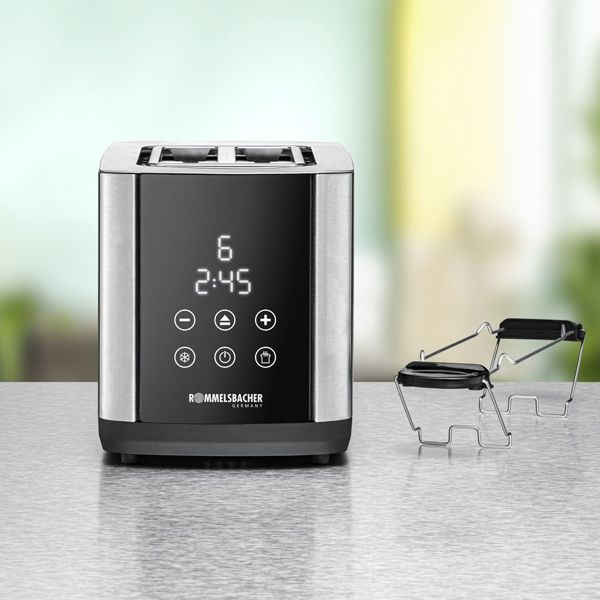 ტოსტერი Rommelsbacher TO 850, 800W, Toaster, Stainless Steel/Black