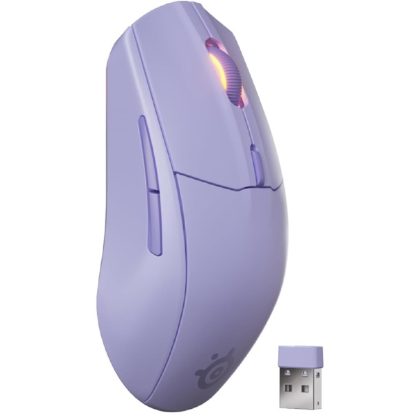 მაუსი SteelSeries 62525_SS Rival 3 Gen 2, Wireless, Bluetooth, USB, Mouse, Purple