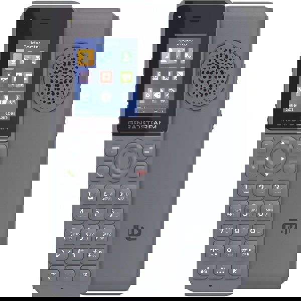 სტაციონარული ტელეფონი Grandstream DP725, DECT Cordless IP Phone, 20 SIP, 20 lines, Grey