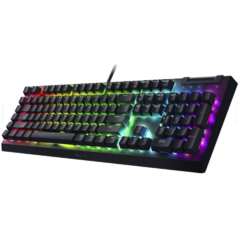 კლავიატურა Razer RZ03-04700800-R3R1 BlackWidow V4 X, Wired, USB, RGB, Mechanical Gaming Keyboard, Black