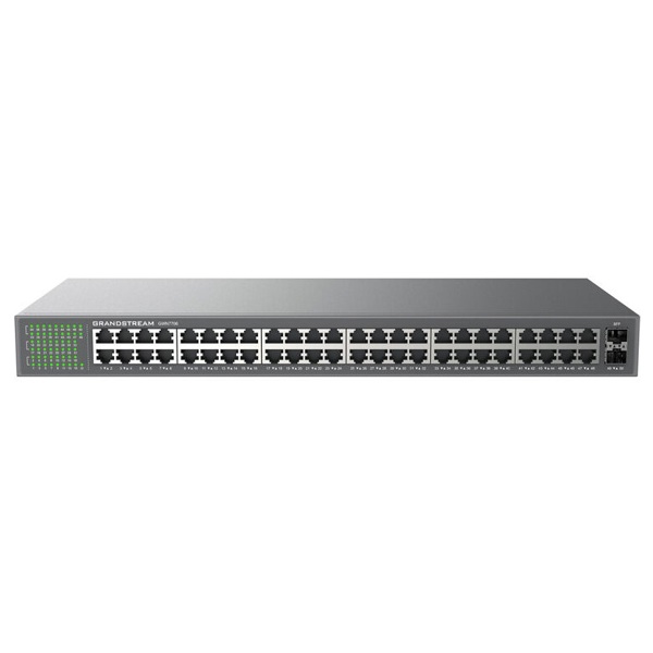 სვიჩი Grandstream GWN7706, 48-ports Gigabit, Switch, Black