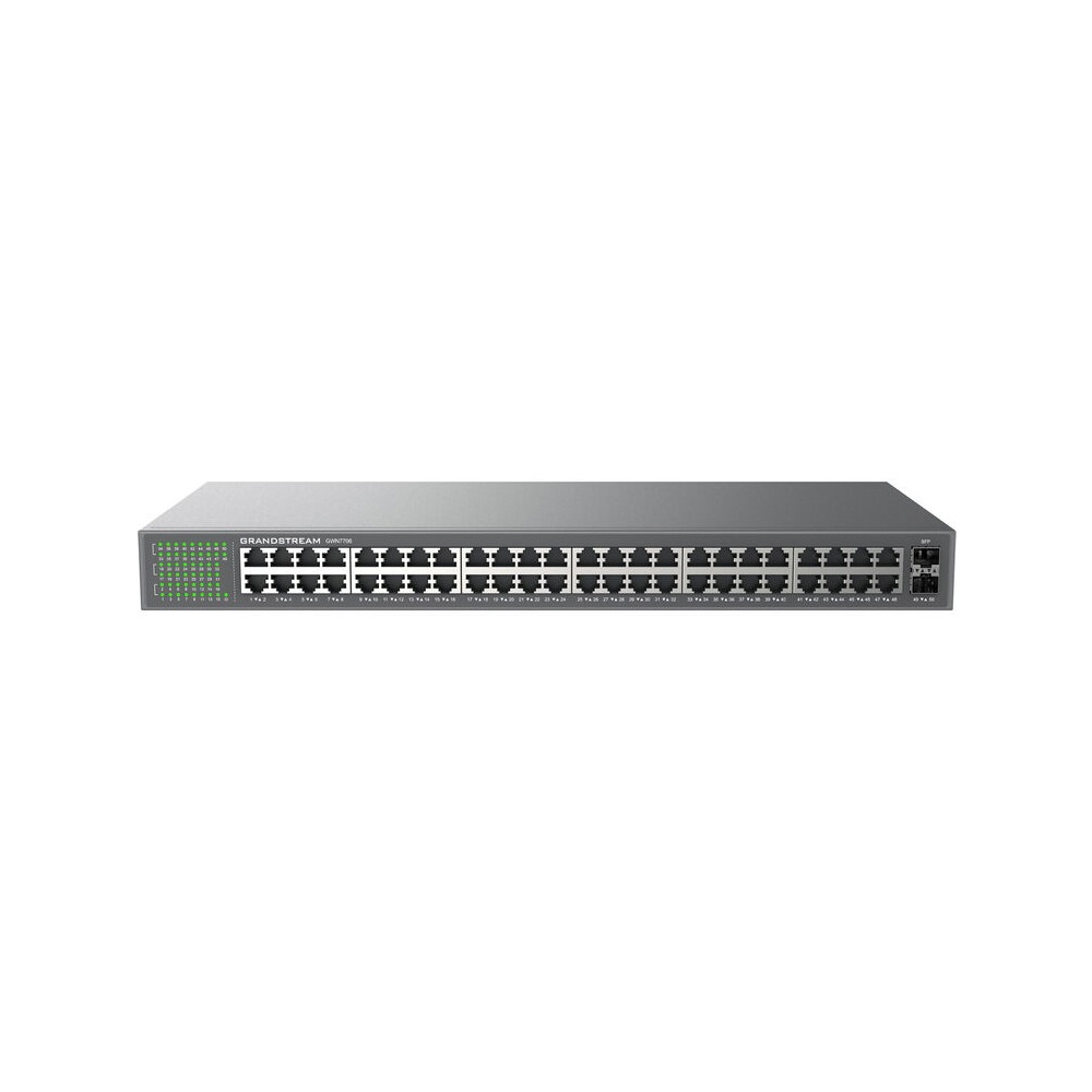 სვიჩი Grandstream GWN7706, 48-ports Gigabit, Switch, Black