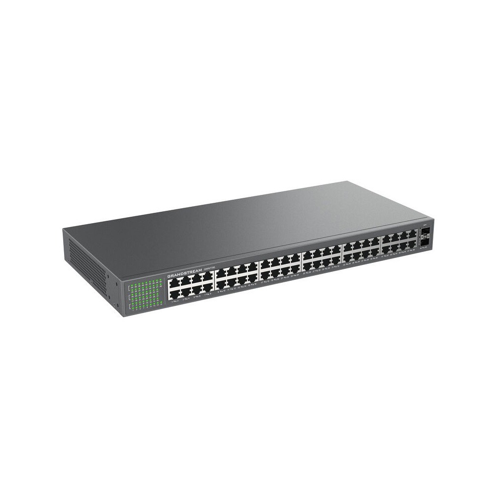 სვიჩი Grandstream GWN7706, 48-ports Gigabit, Switch, Black