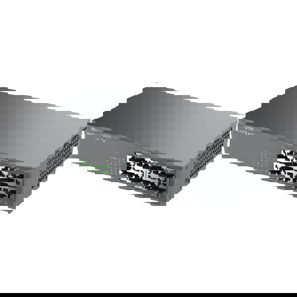 POE+Switch Grandstream GWN7702P, 16-Gigabit, Black
