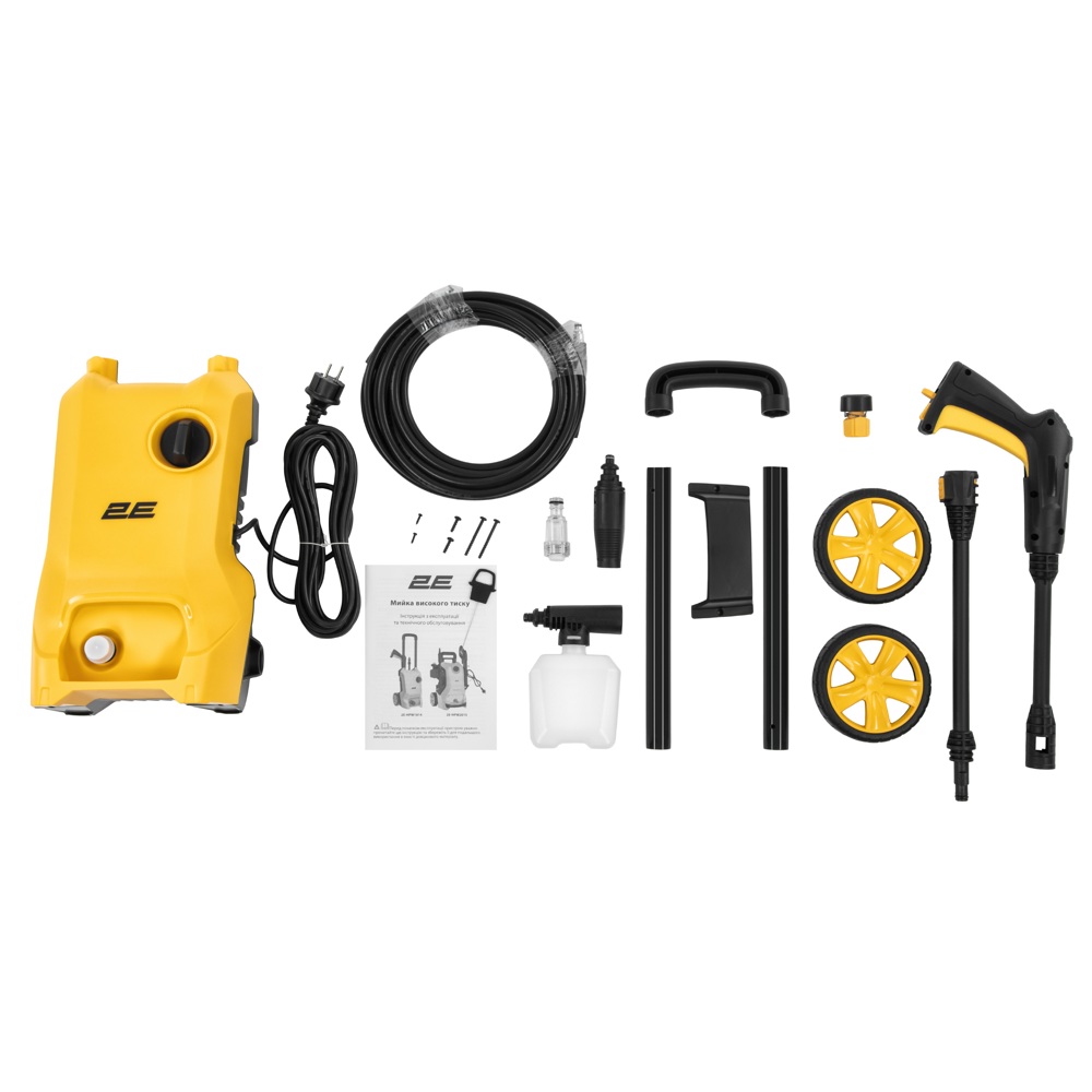 High Pressure Washer 2E 2E-HPW1814 AquaClean 140, 1800W, 140Bar, Yellow