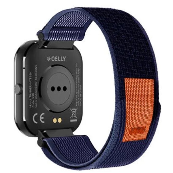 Smart Watch Celly TRAINERMATE3BK SMARTW, 1.96", Bluetooth, Black