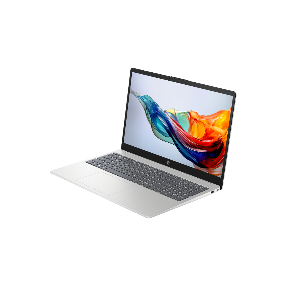 ნოუთბუქი HP D10KFEA, 15.6", Ryzen 5-7520U, 8GB, 512GB SSD, Integrated, Natural Silver
