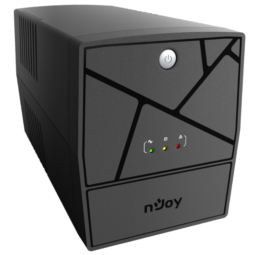 უწყვეტი კვების წყარო nJoy UPLI-LI100KE-CG01B Keen 1000, 1000VA/600W, 4xSchuko, UPS, Black
