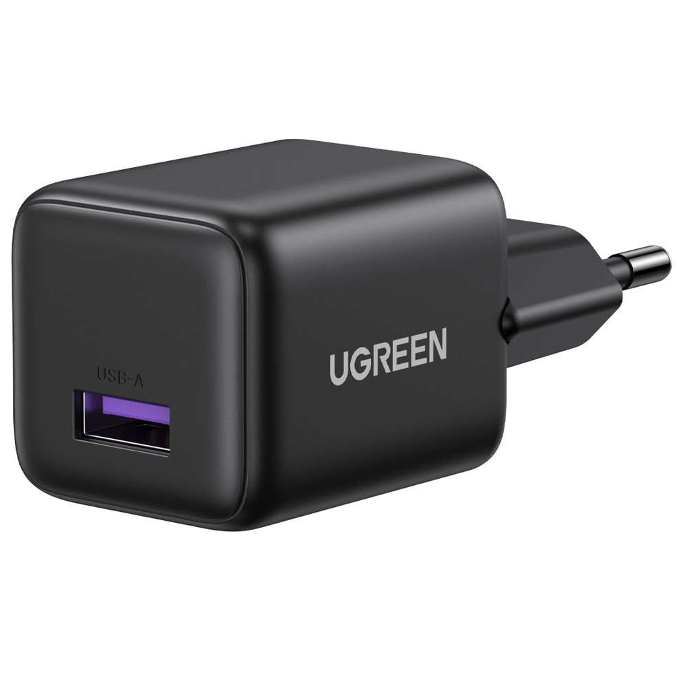 მობილურის დამტენი UGREEN X518 (75613), 18W, USB, GaN Fast Charger, Black