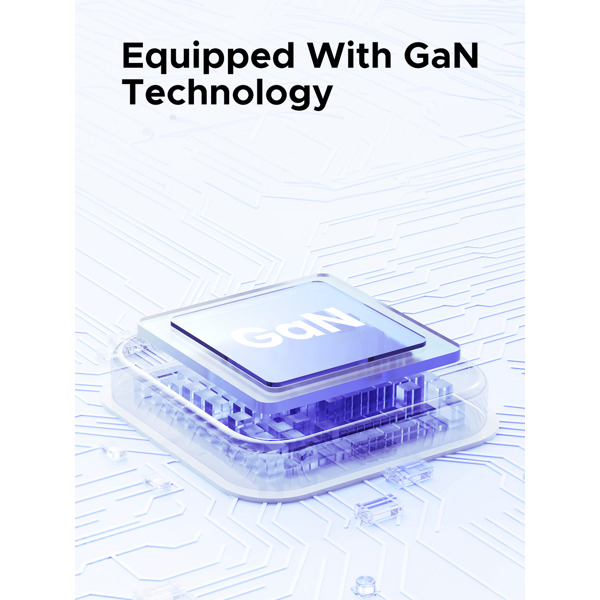 მობილურის დამტენი UGREEN X518 (75613), 18W, USB, GaN Fast Charger, Black