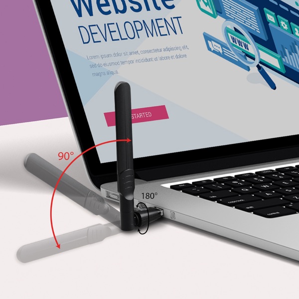 Wifi ადაპტერი Edimax EW-7822UAD, Wifi Adapter, Black