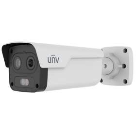 Thermal And Optical Bi-spectrum Network Bullet Camera Uniview TIC2A32SA-F3-4F4AC-I1, 4Mp, White