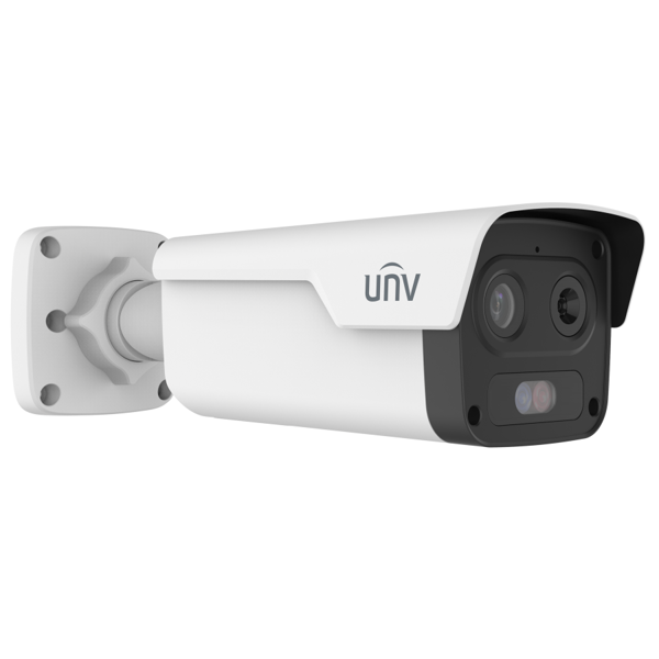Thermal And Optical Bi-spectrum Network Bullet Camera Uniview TIC2A32SA-F3-4F4AC-I1, 4Mp, White