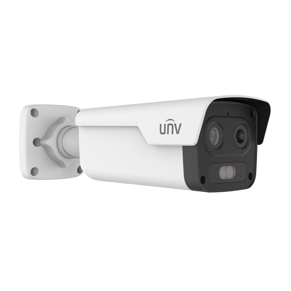 Thermal And Optical Bi-spectrum Network Bullet Camera Uniview TIC2A32SA-F3-4F4AC-I1, 4Mp, White