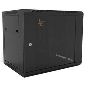 კედლის საკომუნიკაციო კარადა LE WS3-6404, 4U, Wall-mounted Communication Cabinet, Black