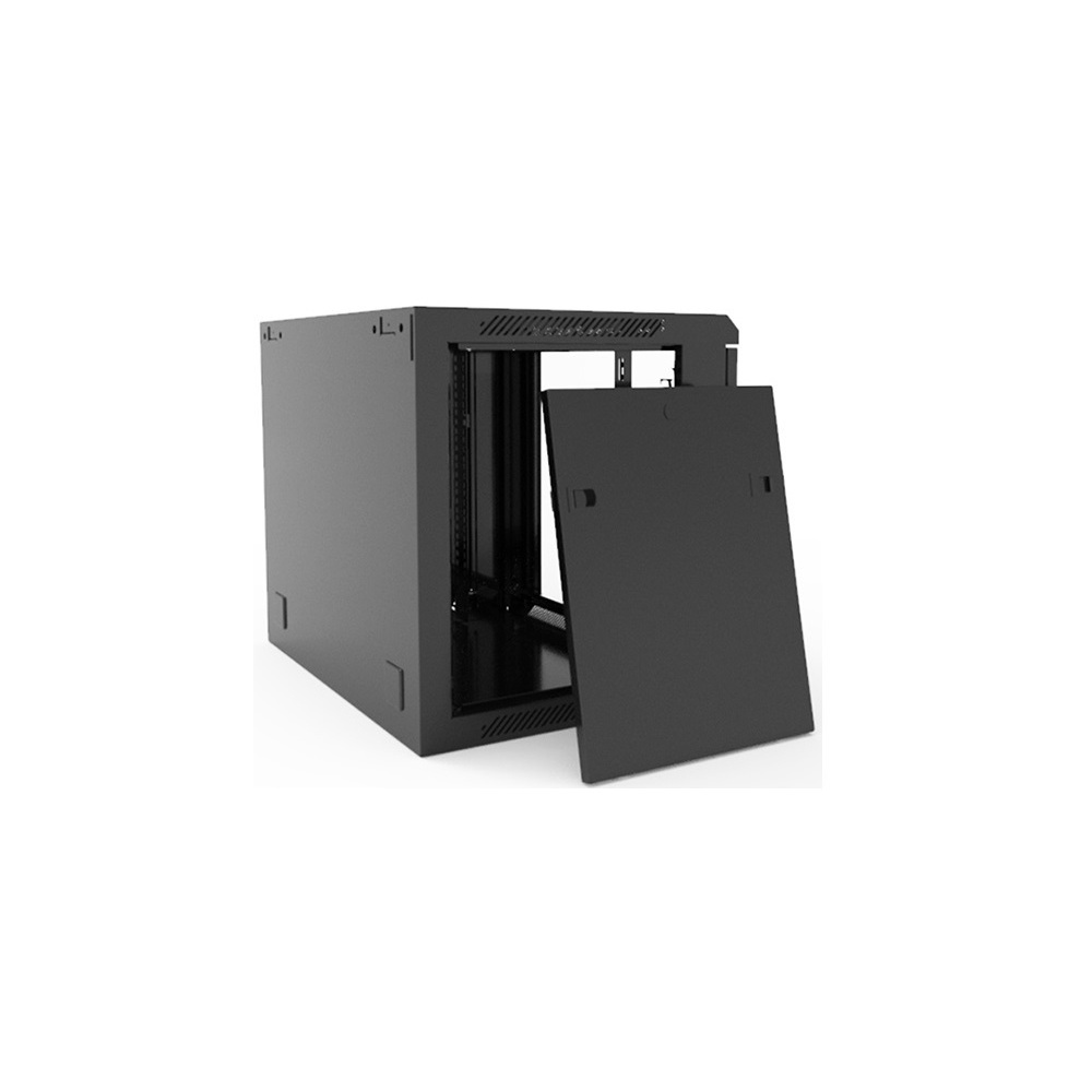 Wall-mounted Communication Cabinet LE WS3-6404, 4U, Black
