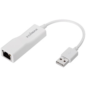 LAN ადაპტერი Edimax EU-4208, USB 2.0 to RJ45 Gigabit Ethernet Adapter, White